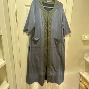 Women's Blue and Gray Intimate Robe